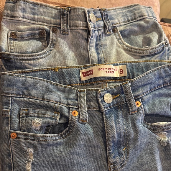 Levi's Light Blue Tapered Jeans boys size 8 - Picture 1 of 5